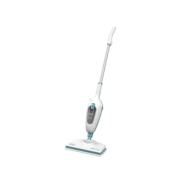 BLACK & DECKER | Steam mop | FSMH13E10-QS | Power 1300 W | Water tank capacity 0.38 L | White/Blue