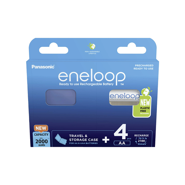 Panasonic | ENELOOP BK-3MCDEC4BE | AA | 2000 mAh | 4 pc(s)