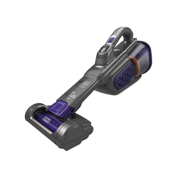 BLACK & DECKER Vacuum Cleaner | BHHV520BFP-QW | Cordless operating | 18 V | Black/Purple