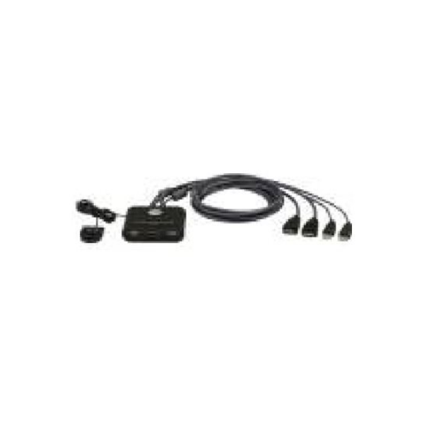 Aten | 2-Port USB FHD HDMI Cable KVM Switch | CS22HF