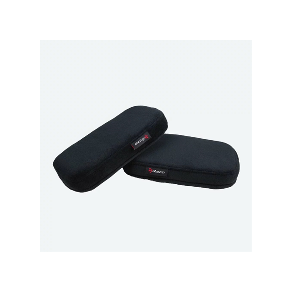 Arozzi 270x135x40 mm | Memory Foam Armrest Pads | Black