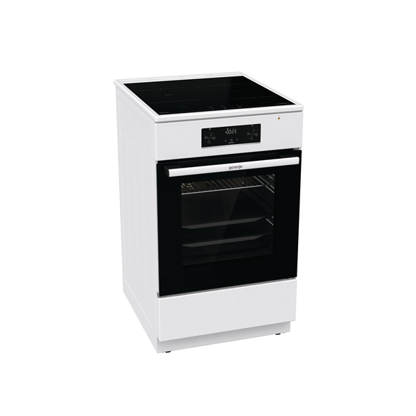 Gorenje | Cooker | GEIT5C60WPG | Hob type Induction | Oven type Electric | White | Width 50 cm | Grilling | Depth 59.4 cm | 70 L