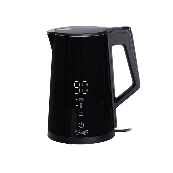 Adler | Kettle | AD 1345b | Electric | 2200 W | 1.7 L | Stainless steel | 360° rotational base | Black