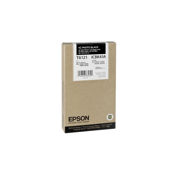 Epson T612100 | Ink cartrige | Photo Black