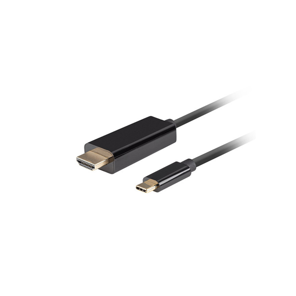 Lanberg USB-C to HDMI Cable, 0.5 m 4K/60Hz, Black | Lanberg | USB-C to HDMI Cable | CA-CMHD-10CU-0005-BK | 0.5 m