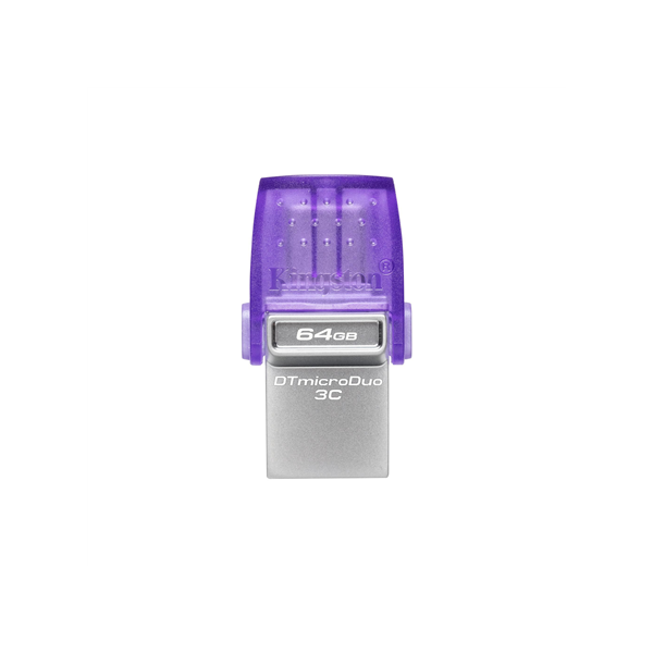 Kingston | DataTraveler | DT Micro Duo 3C | 64 GB | USB Type-C and Type-A | Purple