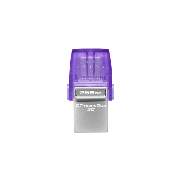 Kingston | DataTraveler | DT Micro Duo 3C | 256 GB | USB Type-C and Type-A | Purple