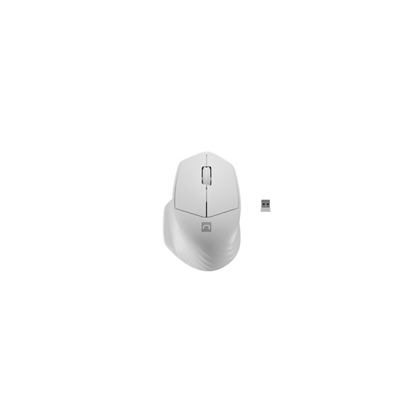 Natec | Mouse | Siskin 2 | Wireless | USB Type-A | White