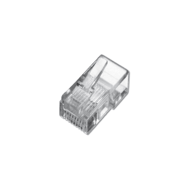 A-MO 8/8 SR | Modular Plug, for stranded Round Cable, 8P8C unshielded, CAT 5e, RJ45