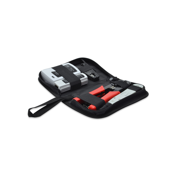 Digitus | Network Tool Set, LAN Tester, Crimping Tool, Cut and Stripping Tool, Punch Down Tool | Tool kit