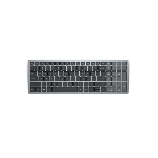 Dell | Keyboard | KB740 | Keyboard | Wireless | Russian | Titan Gray | 2.4 GHz, Bluetooth 5.0 | 506 g