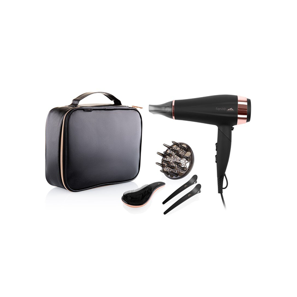 ETA | Hair Care Gift Set | ETA732090020 Fenité | Ionic function | Foldable handle | 2200 W | Black Edition