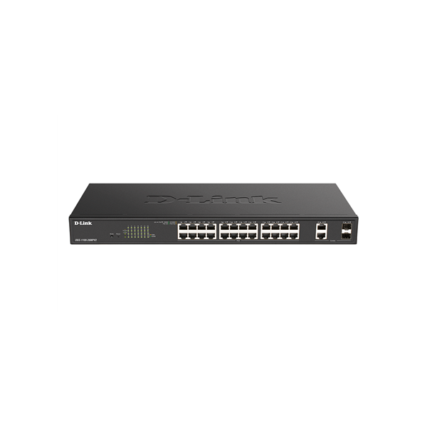 D-Link | DGS-1100 Series Gigabit Smart Managed Switches | DGS-1100-26MPV2 | Managed L2 | Desktop/Rackmountable