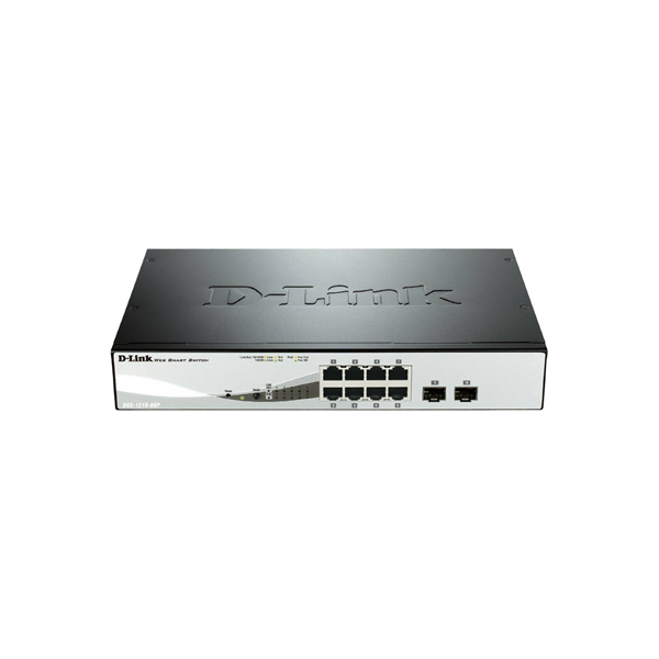 D-Link | DGS-1210 Series Smart Managed Gigabit Switches | DGS-1210-08P | Managed L2 | Desktop/Rackmountable