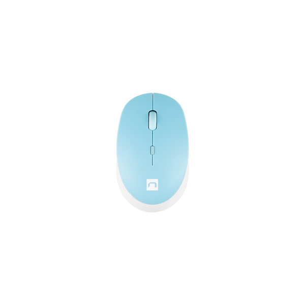 Natec | Mouse | Harrier 2 | Wireless | Bluetooth | White/Blue