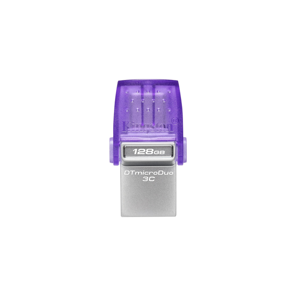 Kingston | DataTraveler | DT Micro Duo 3C | 128 GB | USB Type-C and Type-A | Purple