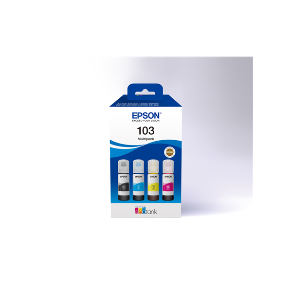 Epson 103 EcoTank | Ink Cartridge | Black, Cyan, Magenta, Yellow