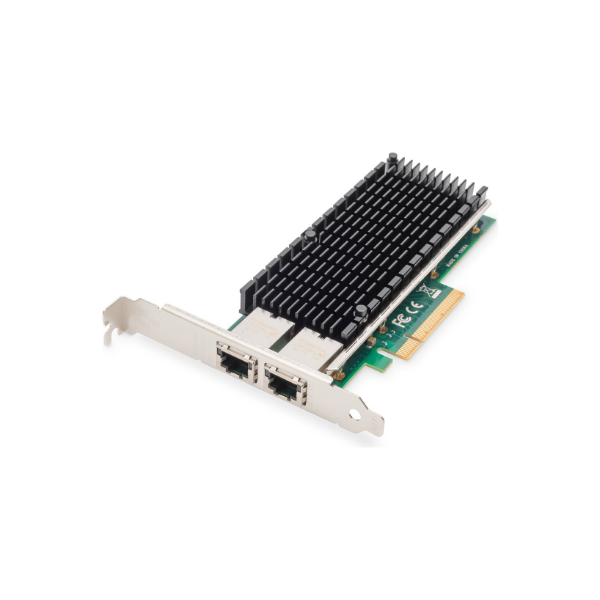 Digitus | 10Gbps Dual Port Ethernet Server adapter PCIe X8, Intel X540 BT2 | DN-10163