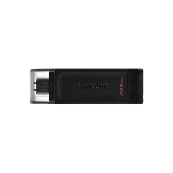 Kingston | USB Flash Drive | DataTraveler 70 | 256 GB | USB 3.2 Gen 1 Type-C | Black