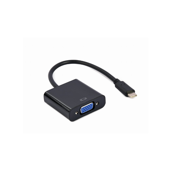 Cablexpert | USB Type-C to VGA adapter cable | A-CM-VGAF-01 | Black | USB Type-C | VGA | 0.15 m