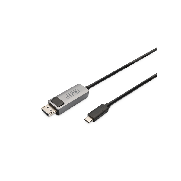 Digitus | Bi-directional Adapter Cable | DB-300334-020-S | USB-C to DP USB-C | Display Port