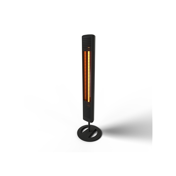 Mill | Outdoor Heater | OH2000ULGPFLOOR | Patio heater | 2000 W | Black | IP65