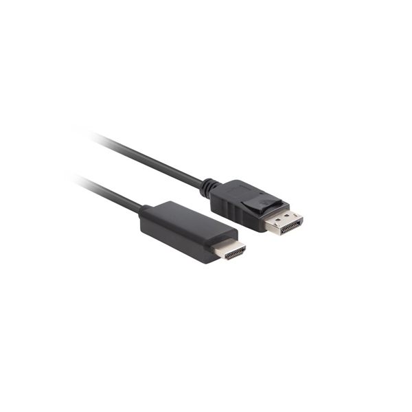 Lanberg | DisplayPort to HDMI Cable | CA-DPHD-11CC-0010-BK | DisplayPort Male | HDMI Male | DP to HDMI | 1 m