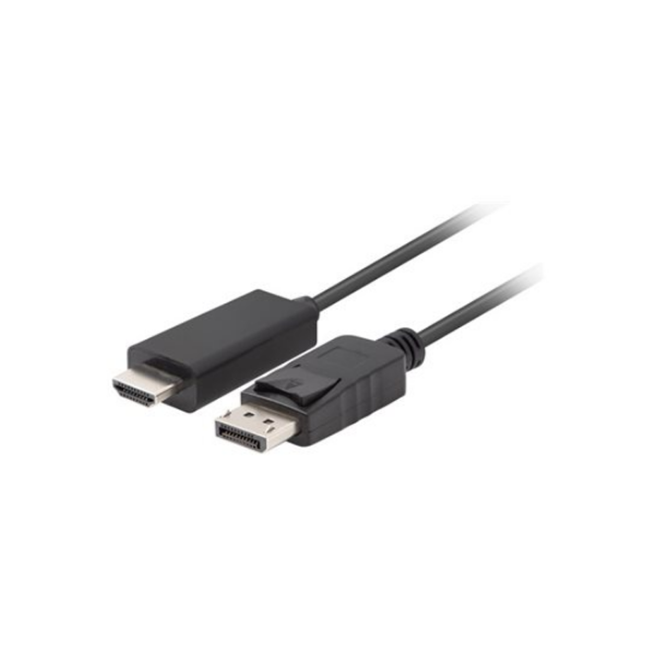 Lanberg | DisplayPort to HDMI Cable | CA-DPHD-11CC-0018-BK | DisplayPort Male | HDMI Male | DP to HDMI | 1.8 m