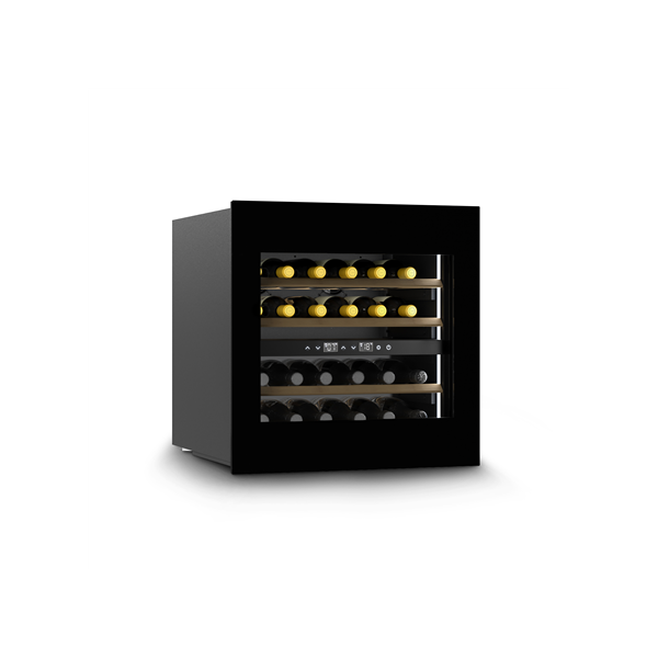 Caso | Wine Cooler | WineDeluxe WD 24 | Energy efficiency class F | Built-in | Bottles capacity 24 | Black
