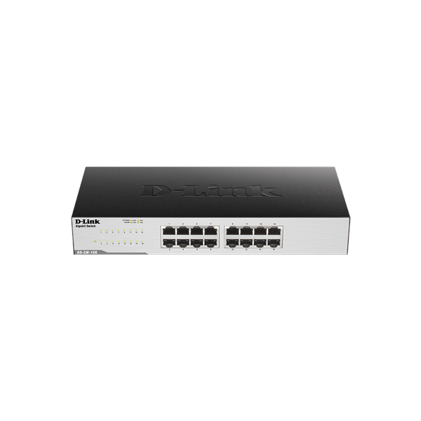 D-Link | 16-Port Gigabit Easy Desktop Switch | GO-SW-16G/E | Unmanaged | Desktop/Rackmountable | 24 month(s)