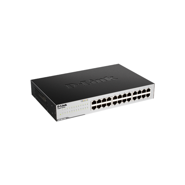 D-Link | 24-Port Gigabit Easy Desktop Switch | GO-SW-24G | Unmanaged | Desktop/Rackmountable | 24 month(s)