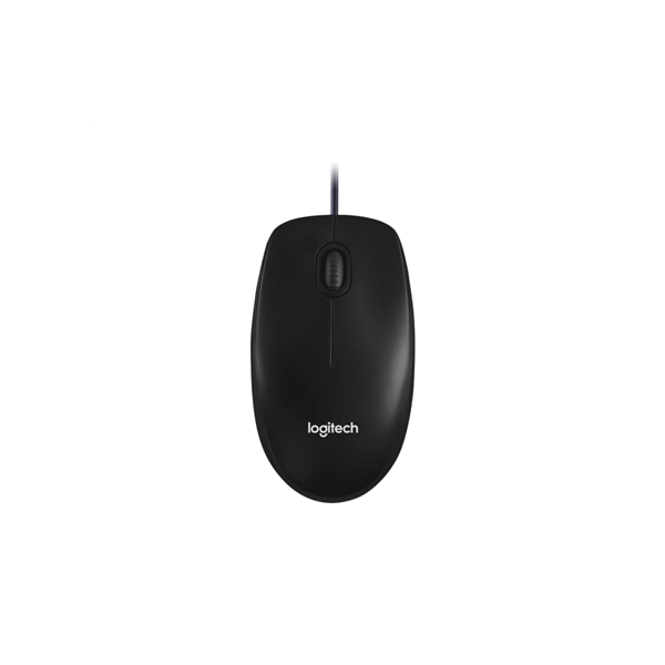 Logitech | Mouse | M100 | Optical | Optical mouse | Wired | Black
