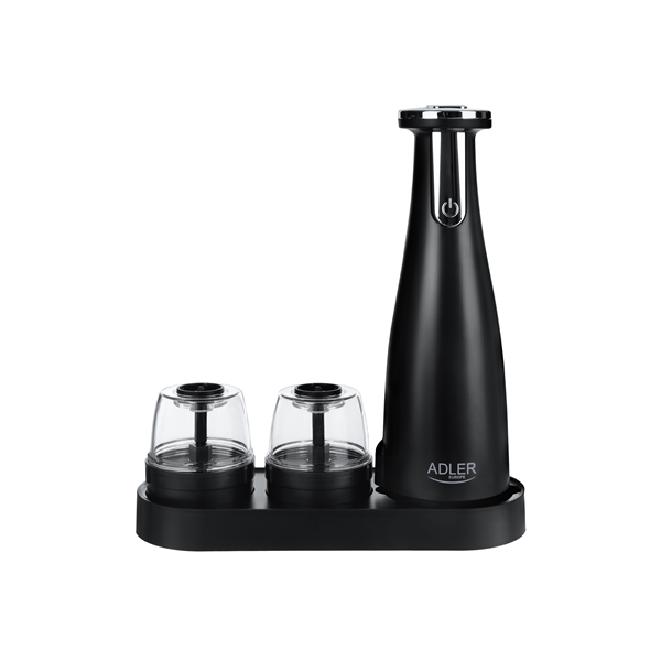 Adler | Electric Salt and pepper grinder | AD 4449b | Housing material ABS plastic | 7 W | Lithium | Matte Black