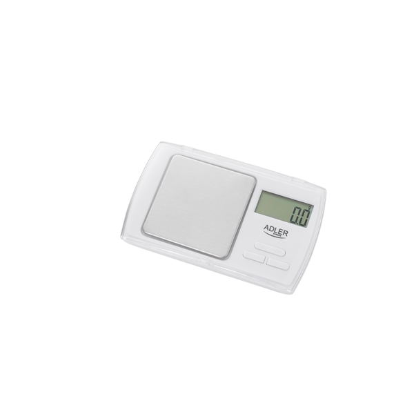 Adler | Precision scale | AD 3161 | Maximum weight (capacity) 0.5 kg | Accuracy 0.01 g | White
