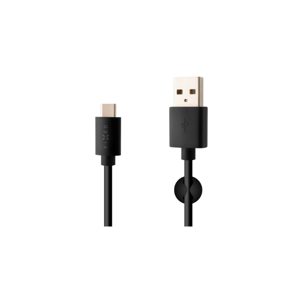 Fixed | Data And Charging Cable With USB/USB-C Connectors | Black