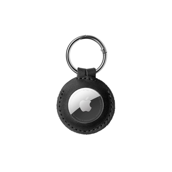 Fixed | Case for AirTag | Genuine cowhide | Black