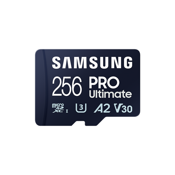 Samsung | MicroSD Card | PRO Ultimate | 256 GB | microSDXC Memory Card | Flash memory class U3, V30, A2 | SD adapter
