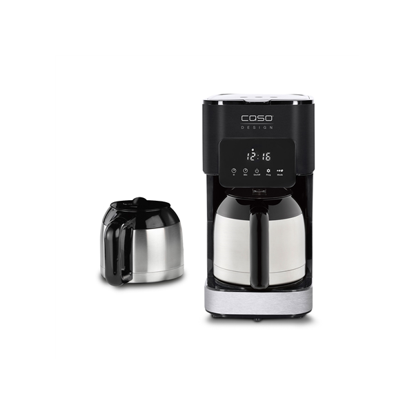 Caso | Coffee Maker with Two Insulated Jugs | Taste & Style Duo Thermo | Drip | 800 W | Black/Stainless Steel
