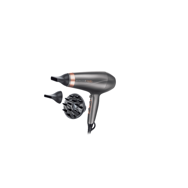 Remington | Hair Dryer | AC8820 | 2200 W | Number of temperature settings 3 | Ionic function | Diffuser nozzle | Silver