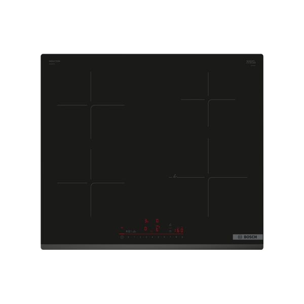 Bosch | Hob | PIE63KHC1Z | Induction | Number of burners/cooking zones 4 | Touch | Timer | Black