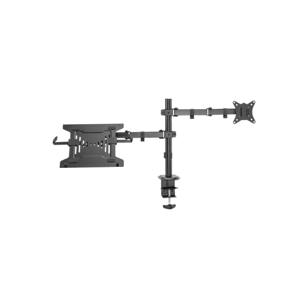 Digitus | Desk Mount | DA-90436 | Tilt, swivel, height adjustment, rotate | Maximum weight (capacity) 9 kg | Black