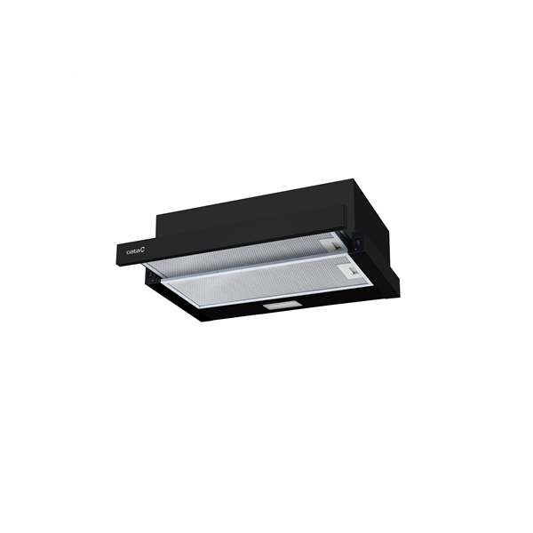 CATA | TFB-5160 BK | Telescopic | Energy efficiency class C | Width 59.5 cm | 300 m³/h | Mechanical control | LED | Black