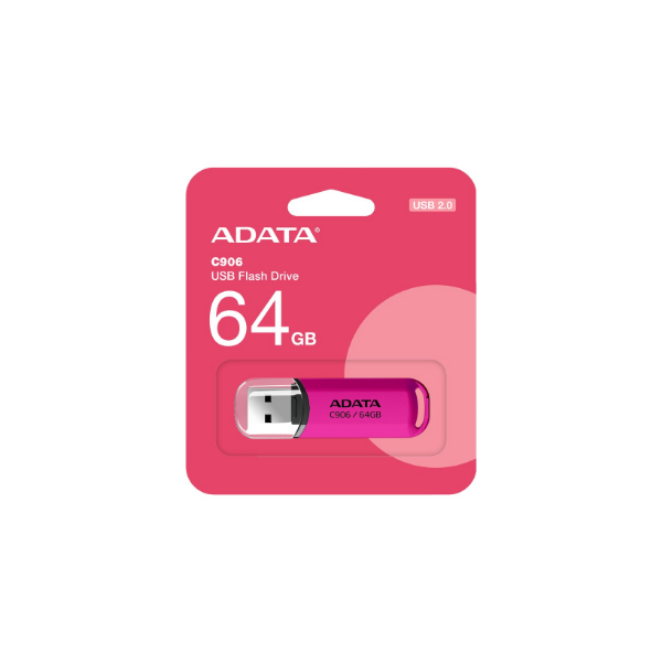 ADATA | USB Flash Drive | C906 | 64 GB | USB 2.0 | Pink