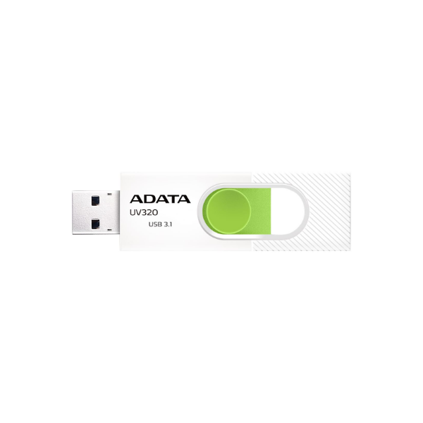 ADATA | USB Flash Drive | UV320 | 128 GB | USB 3.2 Gen1 | White/Green