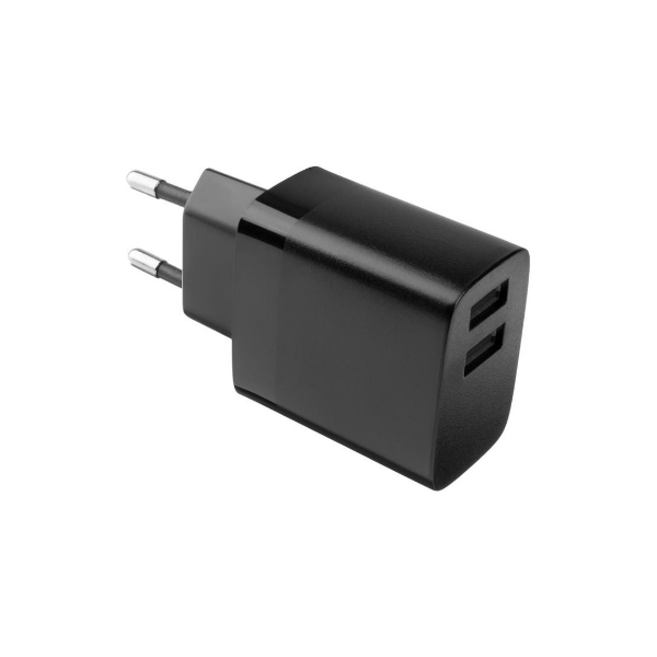 Fixed | Dual USB Travel Charger 17W | FIXC17N-2U-BK