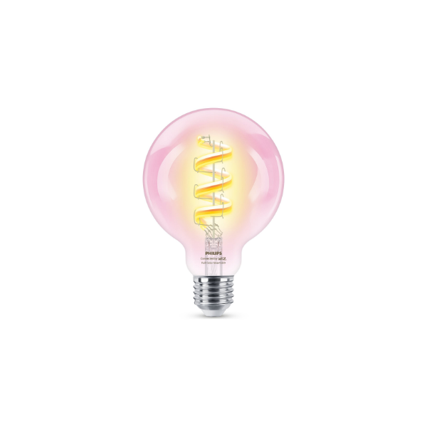 Philips Smart WiFi Filament Clear G95 RGB | E27 | 6.3 W | Full colour