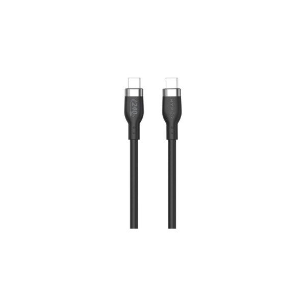Hyper | 1M Silicone 240W USB-C Charging Cable | USB-C to USB-C