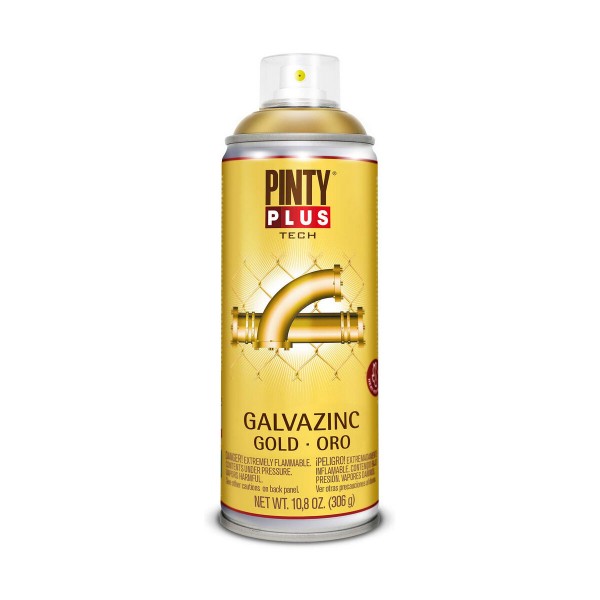 Spraymaali Pintyplus Tech Galvazinc G151 400 ml Kulta