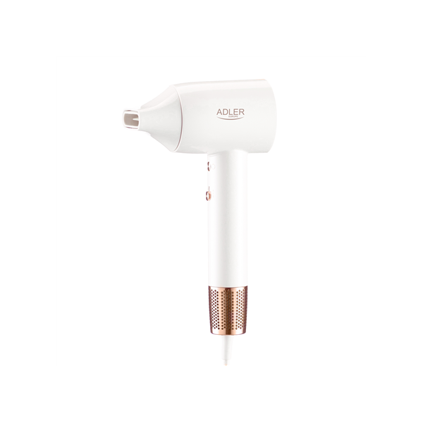 Adler Hair Dryer | SUPERSPEED AD 2272 | 1800 W | Number of temperature settings 3 | Ionic function | White