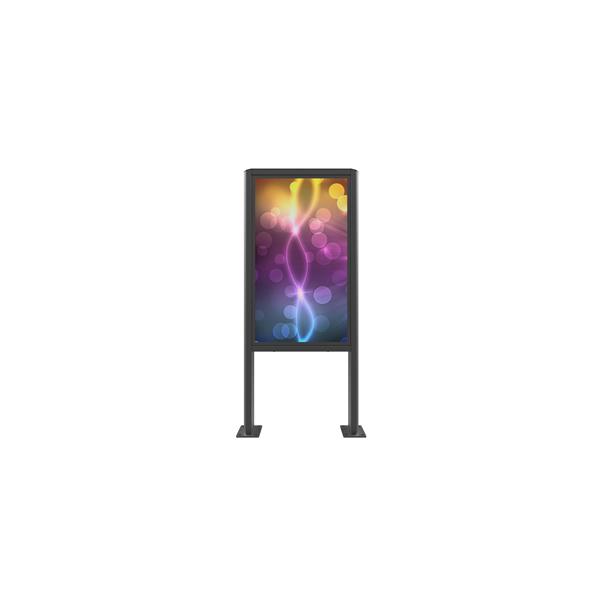 EDBAK | Floor stand | POK101 | 55 " | Maximum weight (capacity) 80 kg | Black